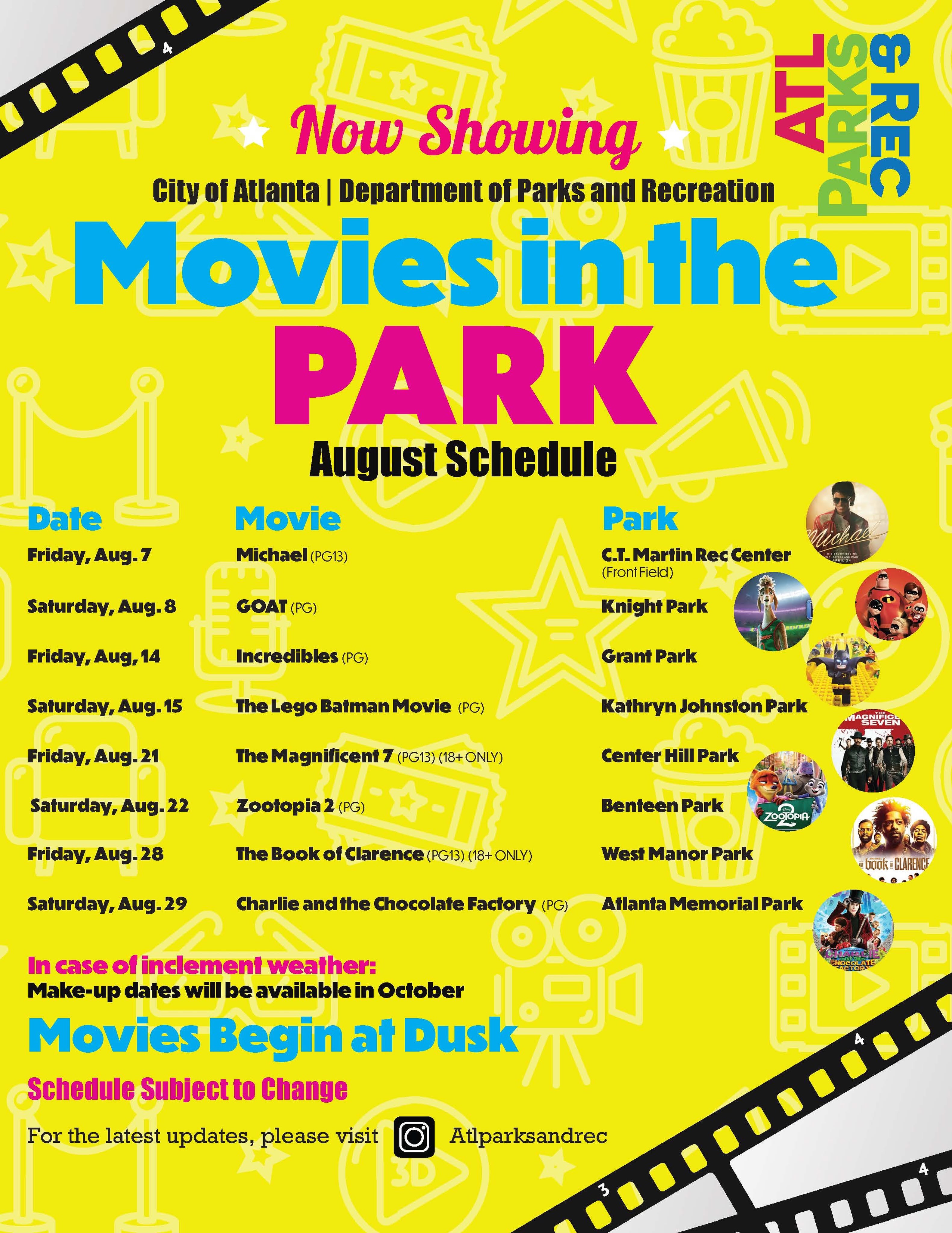 Movies in the Park – Michael